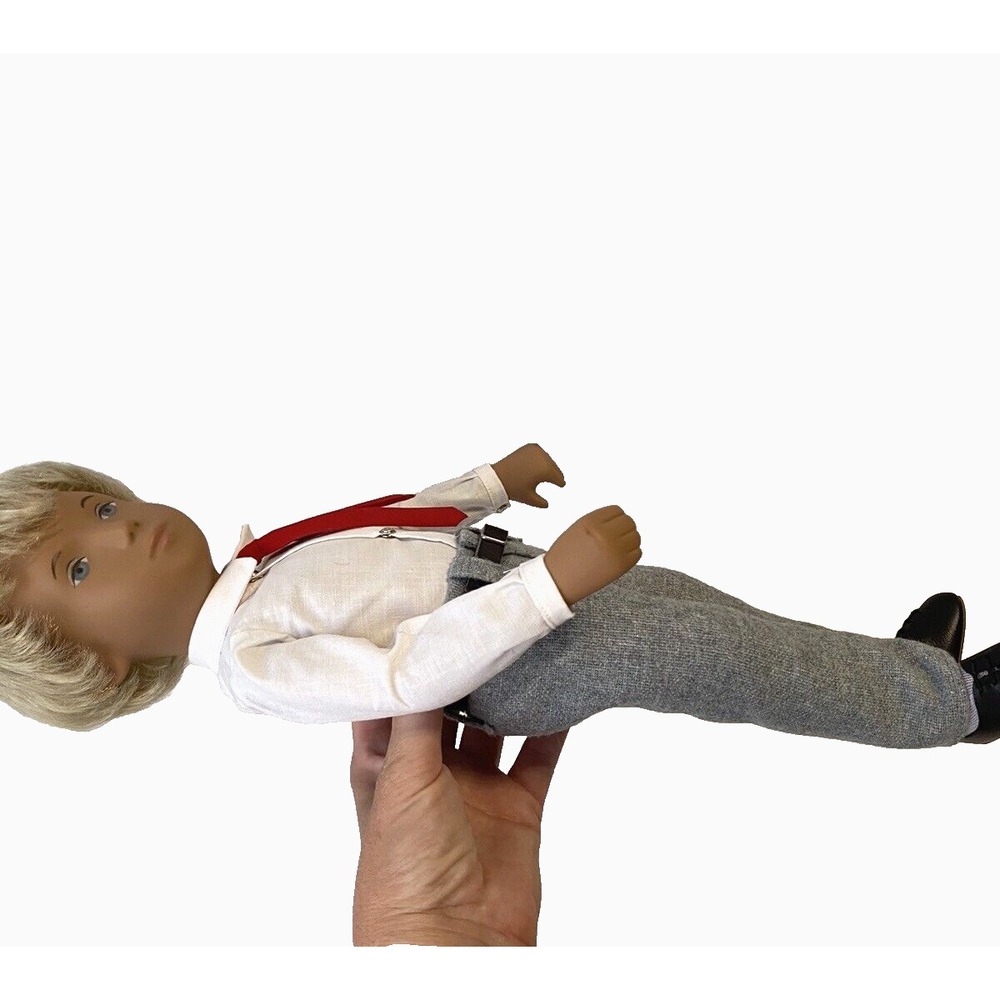 Gregor Sasha Doll 314 S Blonde‎ School Boy Dressed Original Clothes Trendon - Picture 5 of 9